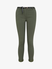 Pantalon 7/8 imprimé trèfle à revers - Kaki - 1