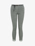 Pantalon 7/8 imprimé grec à revers - Kaki - 1
