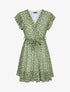 Robe en voile à imprimé moucheté - Vert - 5