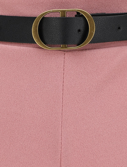 Short fluide évasé - Rose - 3