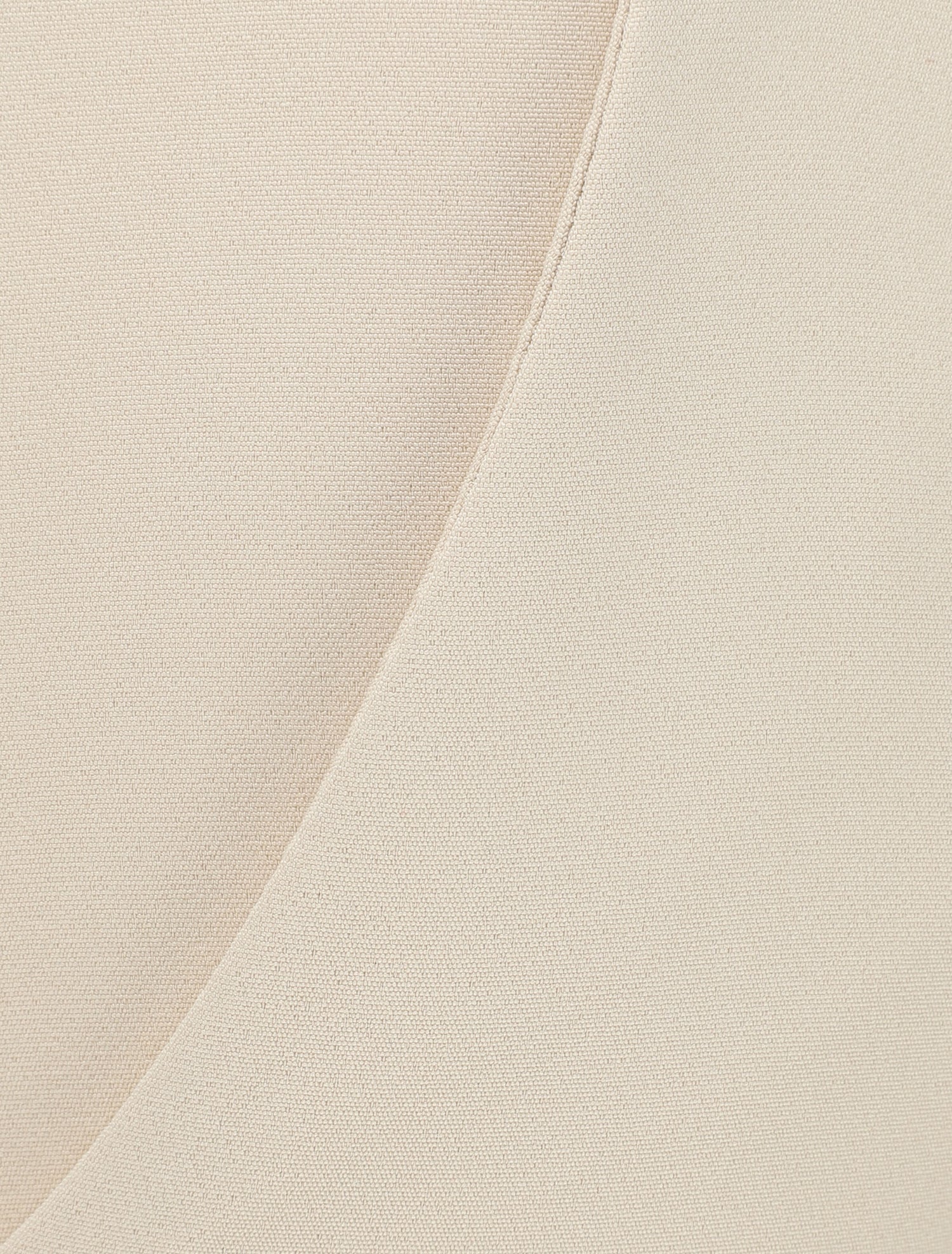 Pantalon uni à revers - Beige - 3