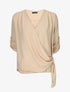 Top cache-coeur à noeud - Beige - 4