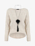 Pull uni col bateau - Beige - 5