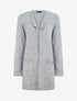 Gilet mi-long côtelé - Gris - 4