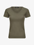 T-shirt à col V - Kaki - 4