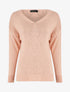 Pull droit dos stylisé - Rose - 4