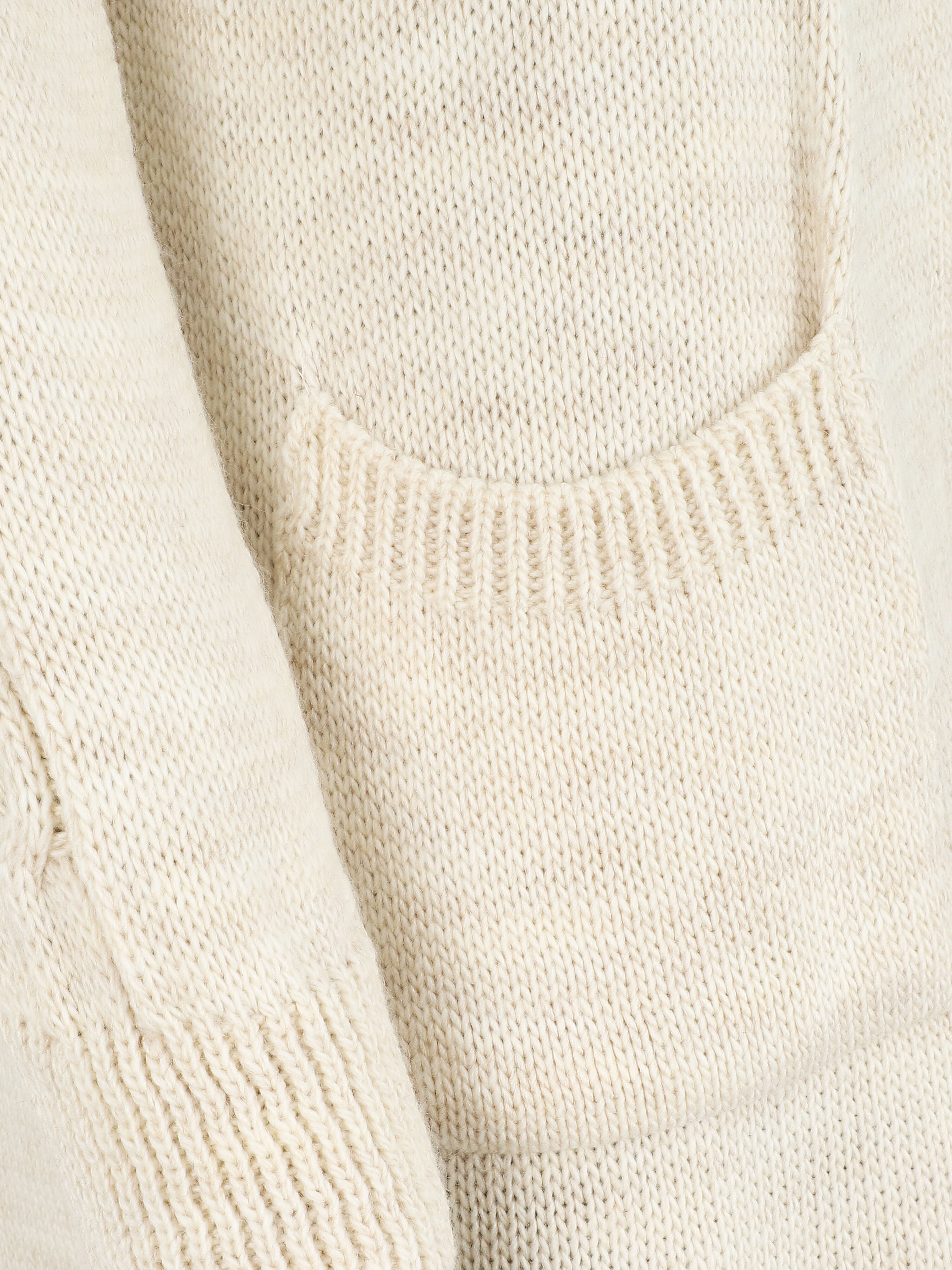 Gilet mi-long à poches plaquées - Beige - 3