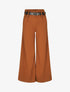 Pantalon fluide coupe ample - Camel - 1