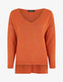 Pull ample uni col V - Orange - 1