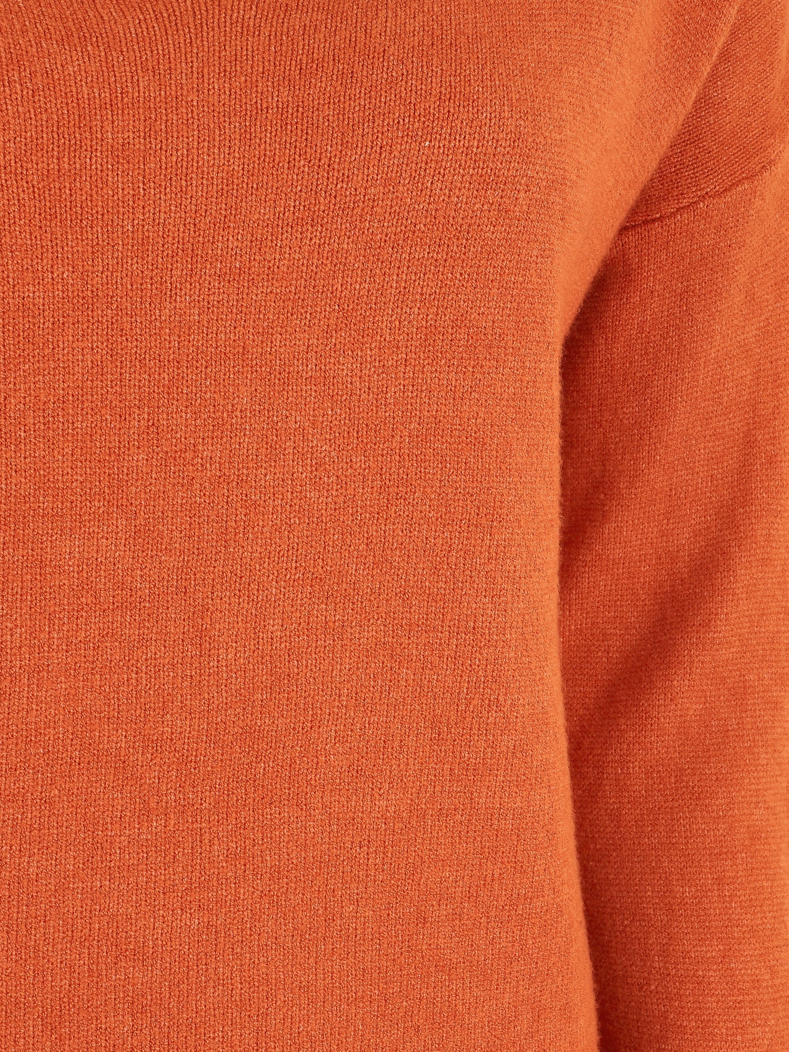 Pull ample uni col V - Orange - 3