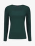 Top uni coupe droite - Vert sapin - 1