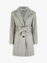 Manteau long effet peau de mouton - Gris - 5