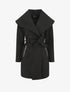 Manteau à col châle - Noir - 1
