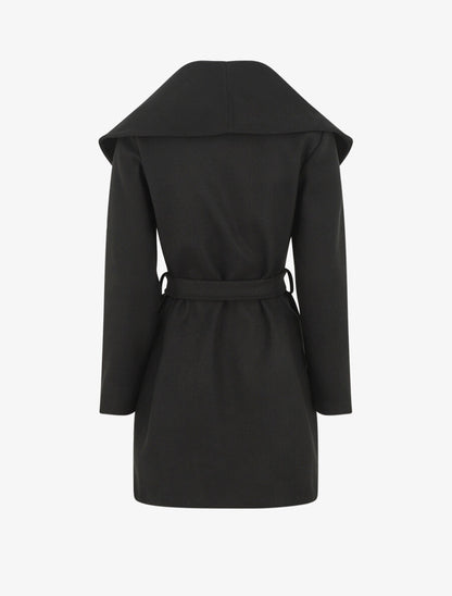 Manteau à col châle - Noir - 2