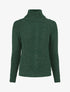 Pull irisé droit à col roulé - Vert sapin - 1