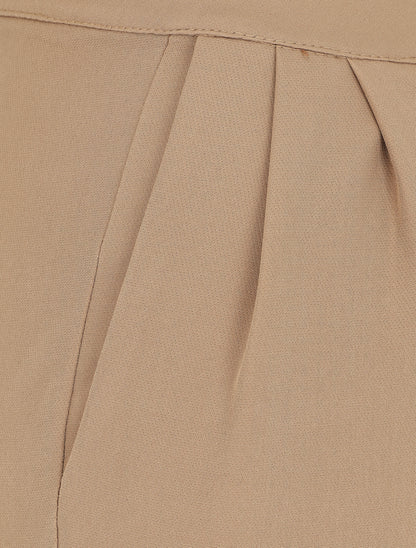 Pantalon classique coupe droite - Beige - 3