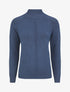 Pull fin uni à col montant - Bleu - 1