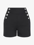Short à pont taille empire - Noir - 3