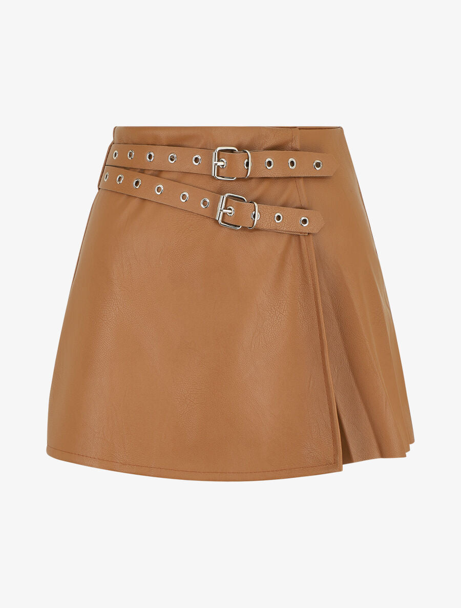 Short en simili trompe l&