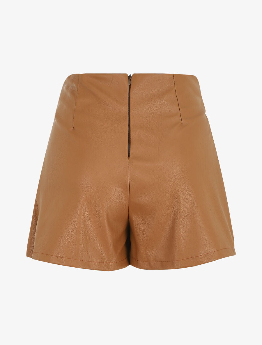 Short en simili trompe l&