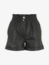 Short paperbag en simili - Noir - 5