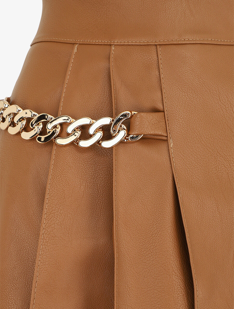 Short en simili trompe l&