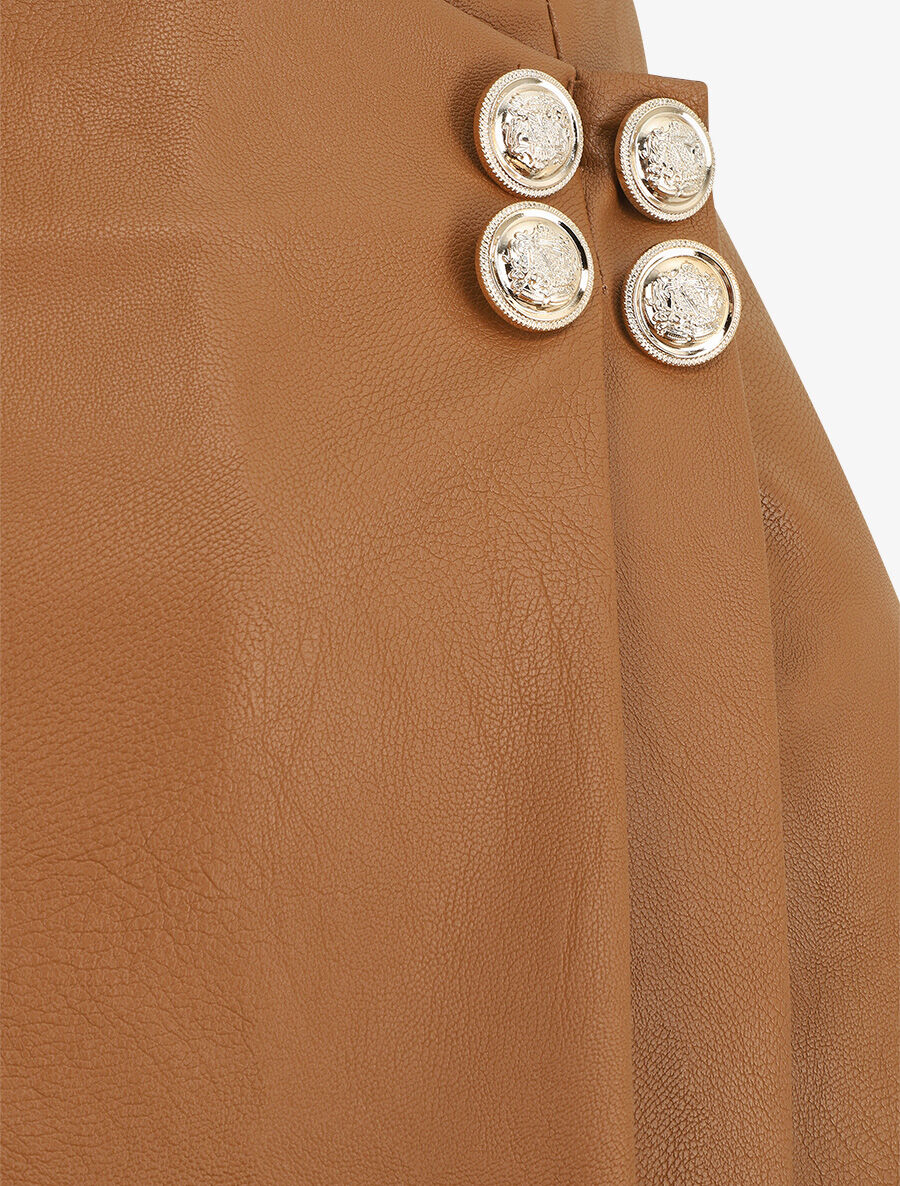 Short en simili style portefeuille - Camel - 3