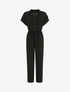 Combinaison unie fluide - Noir - 1