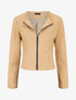 Veste zippée en suédine - Beige - 5