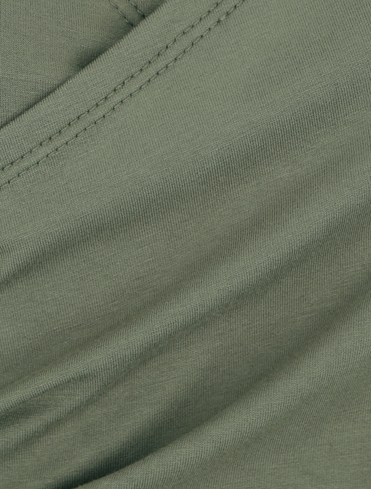 Top sans manches uni drapé - Kaki - 3