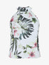 Top sans manches imprimé tropical - Vert - 1