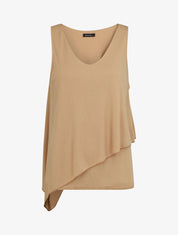 Top superposé sans manches - Camel - 1