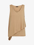 Top superposé sans manches - Camel - 1