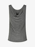 Top droit irisé sans manches col bénitier - Argent - 7