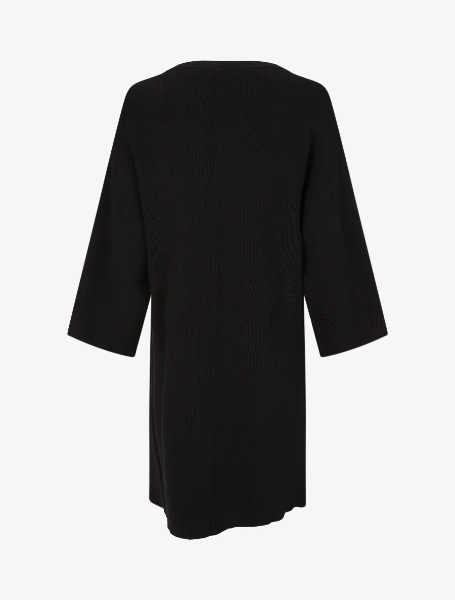 Gilet long uni - Noir - 2