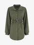 Chemise ample ceinturée - Kaki - 1