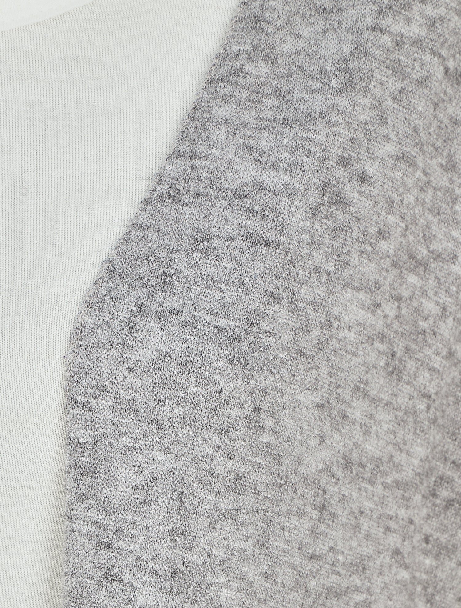 Ensemble gilet et t-shirt bicolore - Gris clair - 3