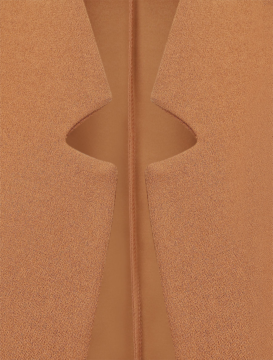 Veste classique coupe droite - Camel - 3