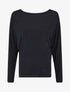Pull loose dos nu bijou à perles - Marine - 1