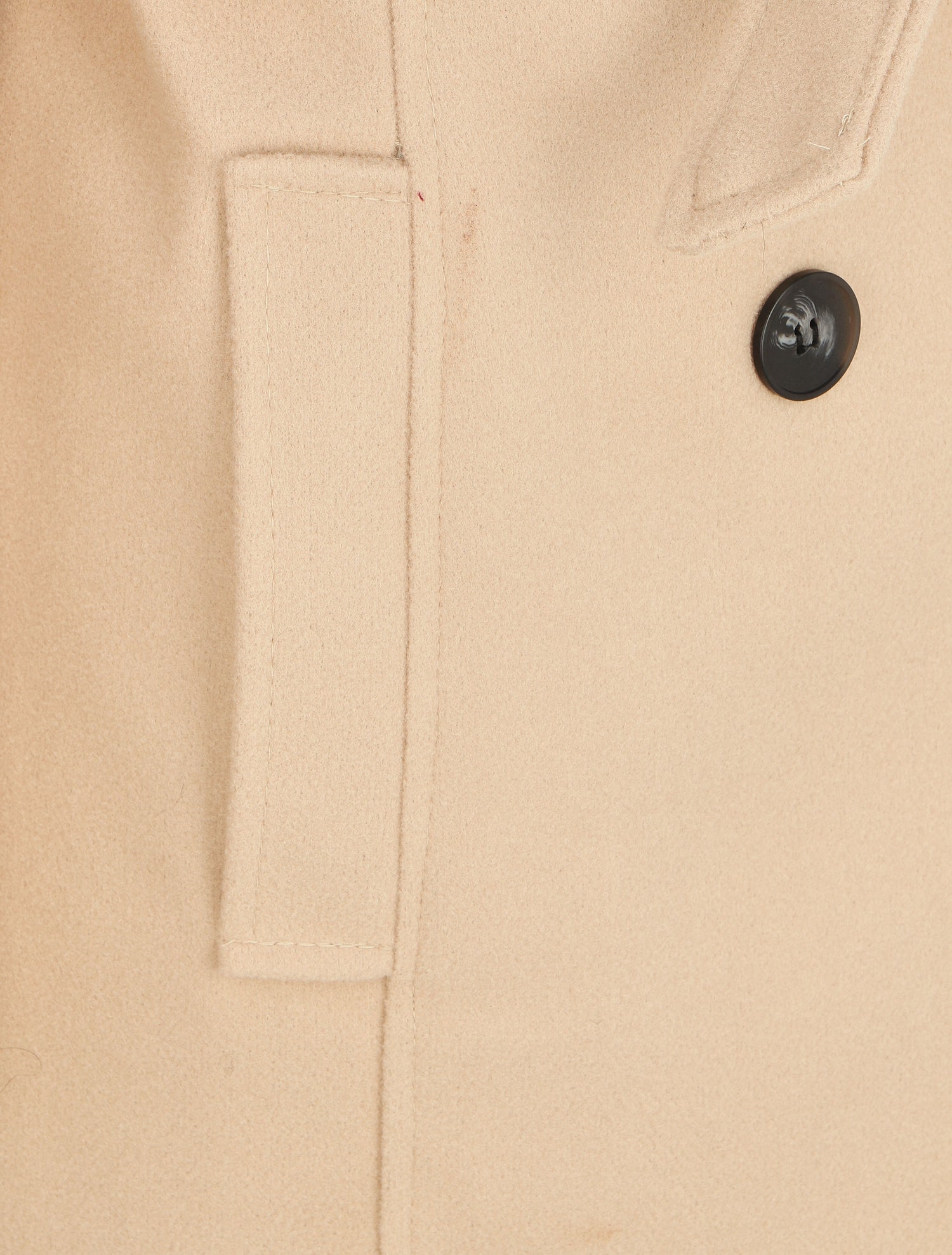 Manteau long capuche à fourrure - Beige - 3