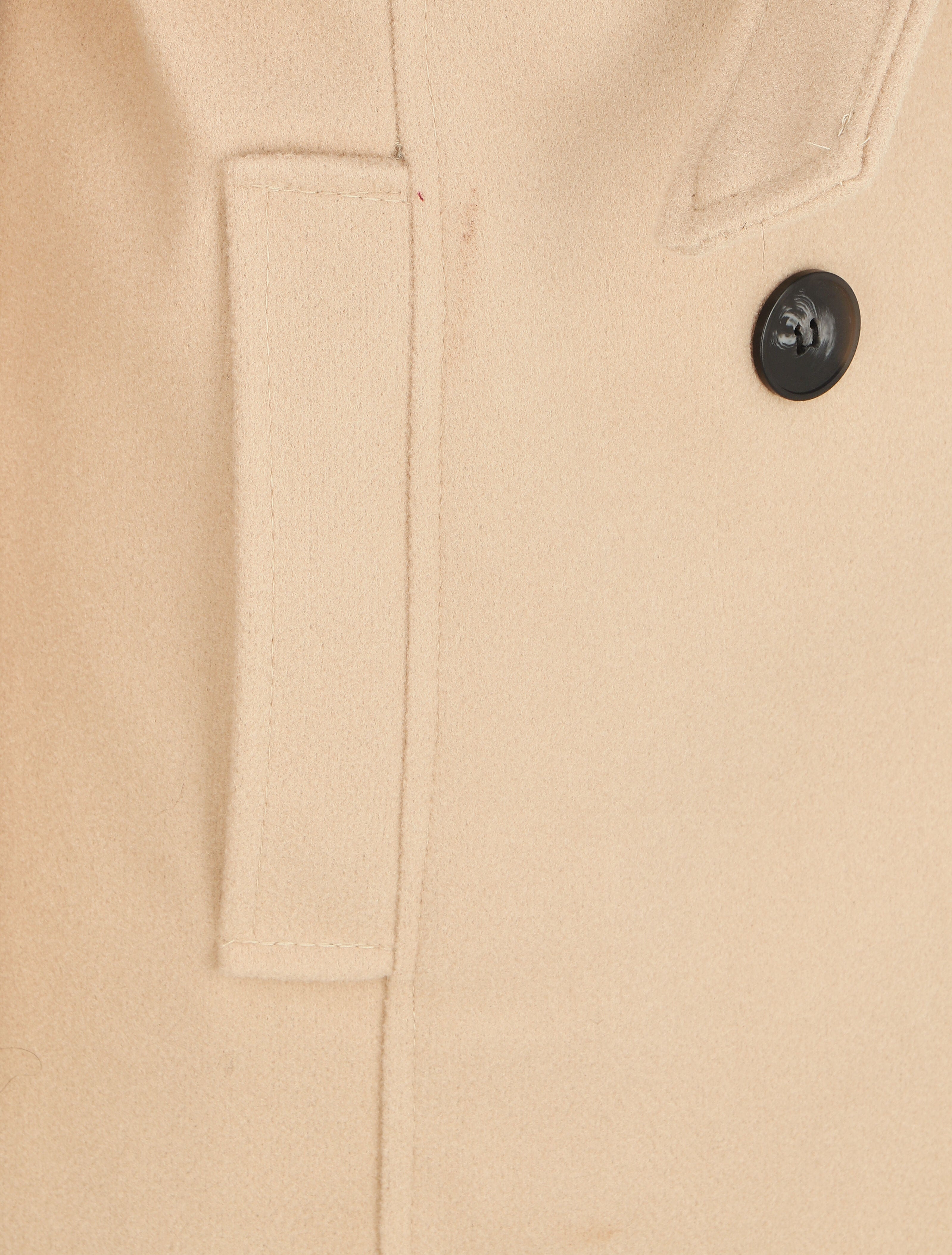 Manteau long capuche à fourrure - Beige - 3