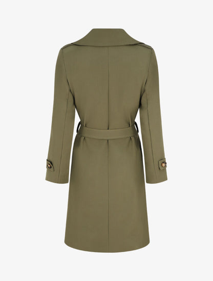 Trench uni coupe oversize - Kaki - 2