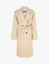 Trench oversize ceinturé - Beige - 1