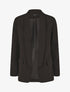 Blazer droit basique uni - Noir - 1