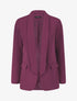 Blazer droit basique uni - Violine - 4