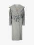 Manteau long à capuche - Gris - 4