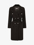 Manteau long coupe droite - Noir - 4