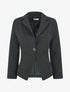 Veste mi-longue à poches décoratives - Noir - 4
