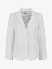 Veste mi-longue classique - Blanc - 1