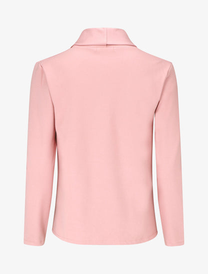 Blazer uni coupe droite - Vieux rose - 2